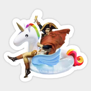 Napoleon party Sticker